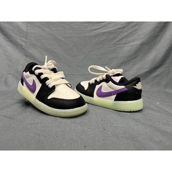 Nike Toddlers Jordan 1 Retro Low OG (TD) Sneakers White Black Size 8 NEW NO BOX! - Picture 1 of 10